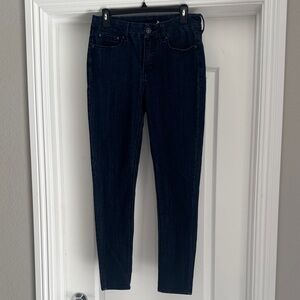 Seven7 Women's Deep Blue Skinny Jeans